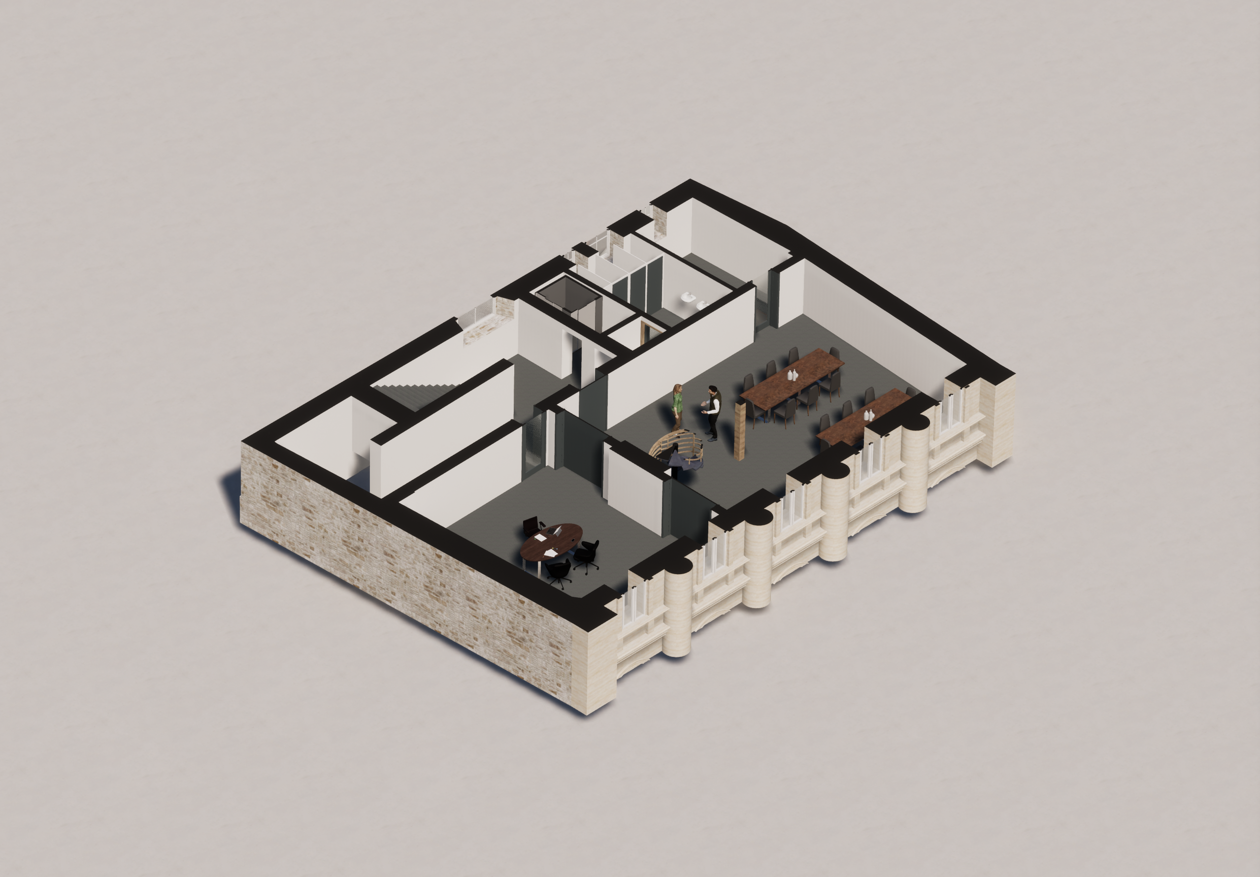 Second floor isometric diagram
