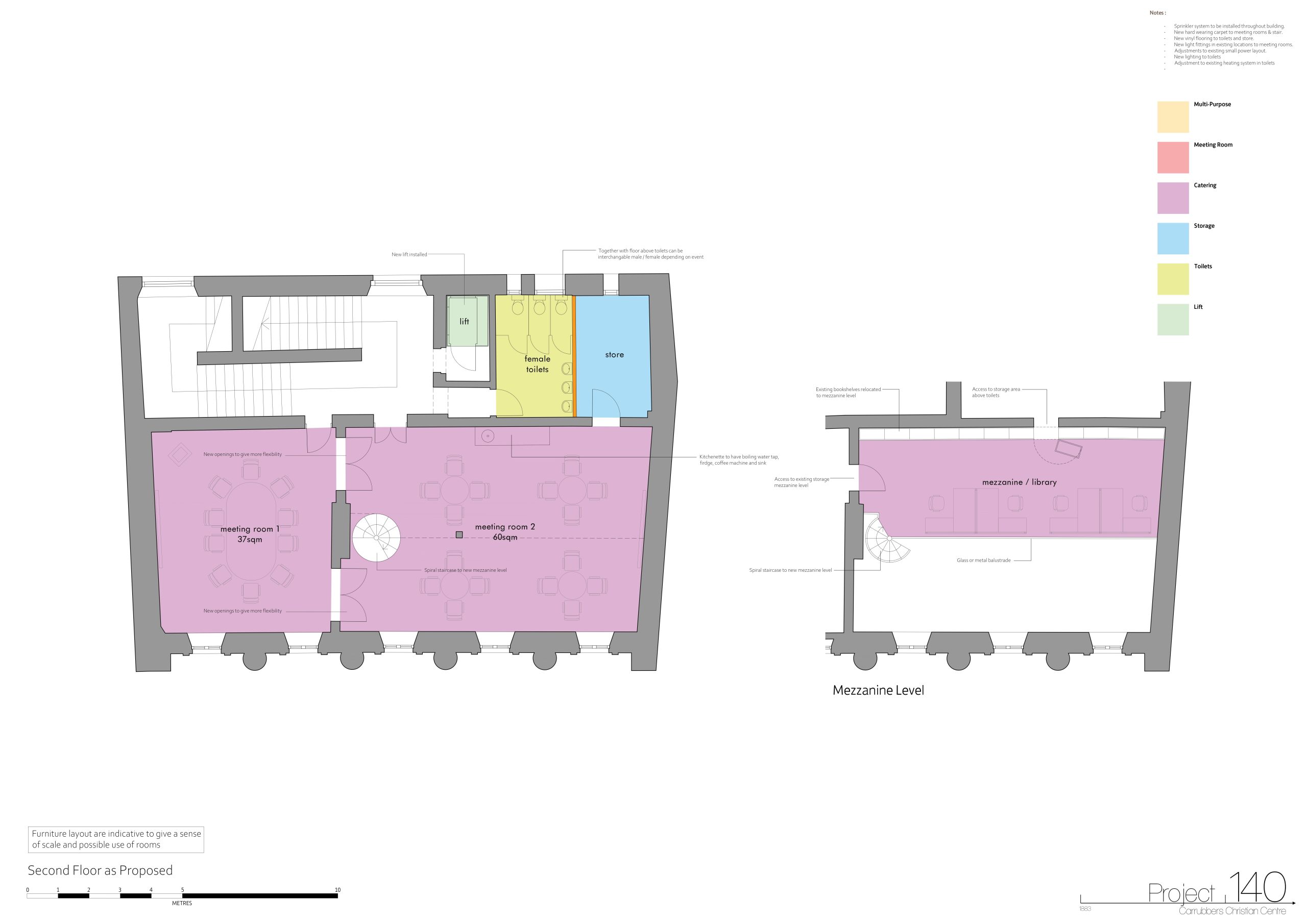 Second floor plan