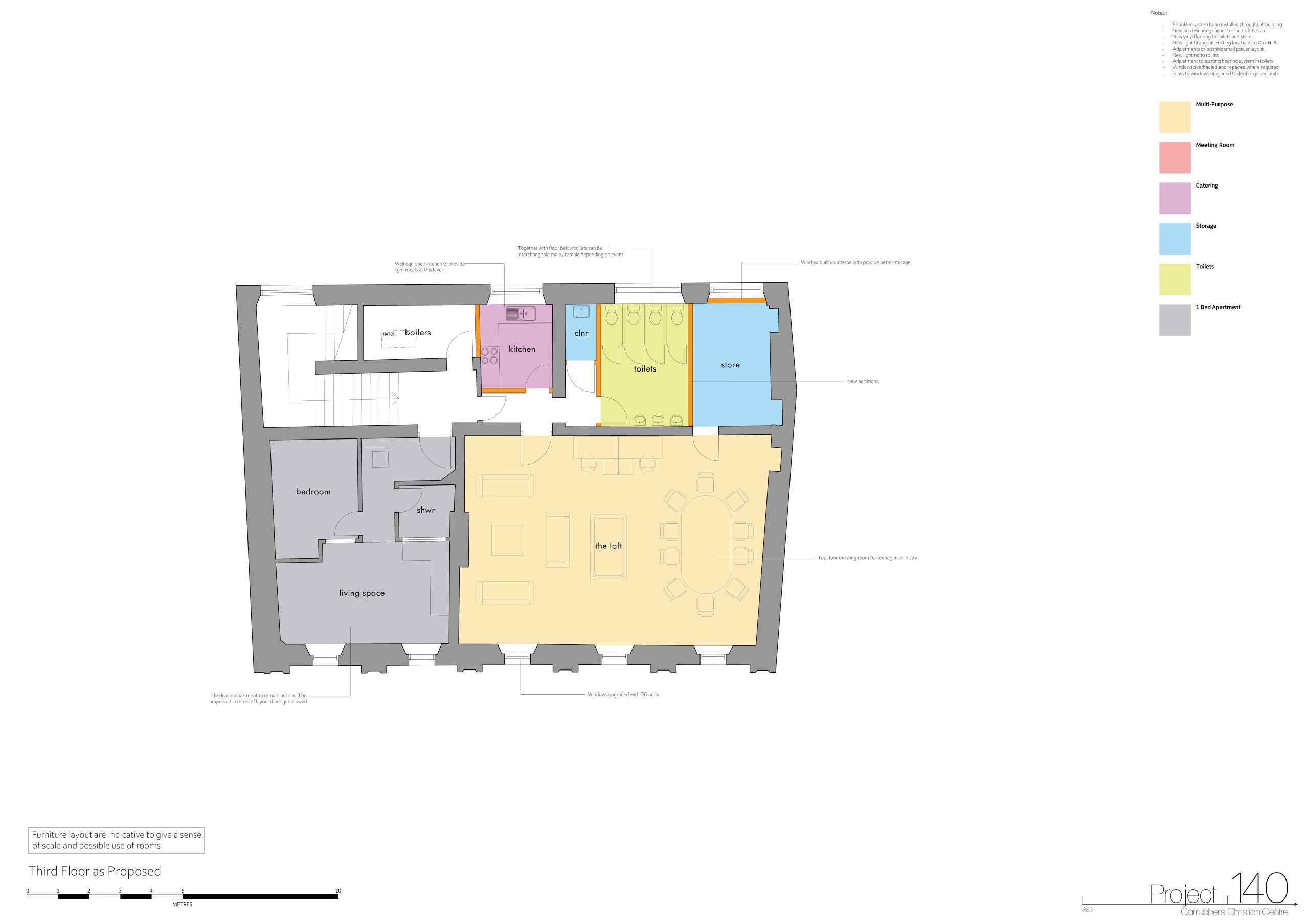 Third floor plan